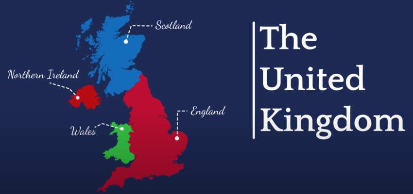 UK Map 850 x 450